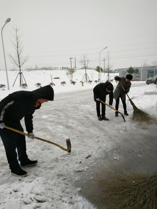 多措并举战大雪 上下齐心显真情——安徽公司全体职工积极应对大雪冰冻天气