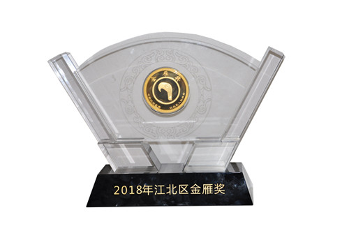  公司总裁柯建东先生荣获“2018年江北区金雁奖”