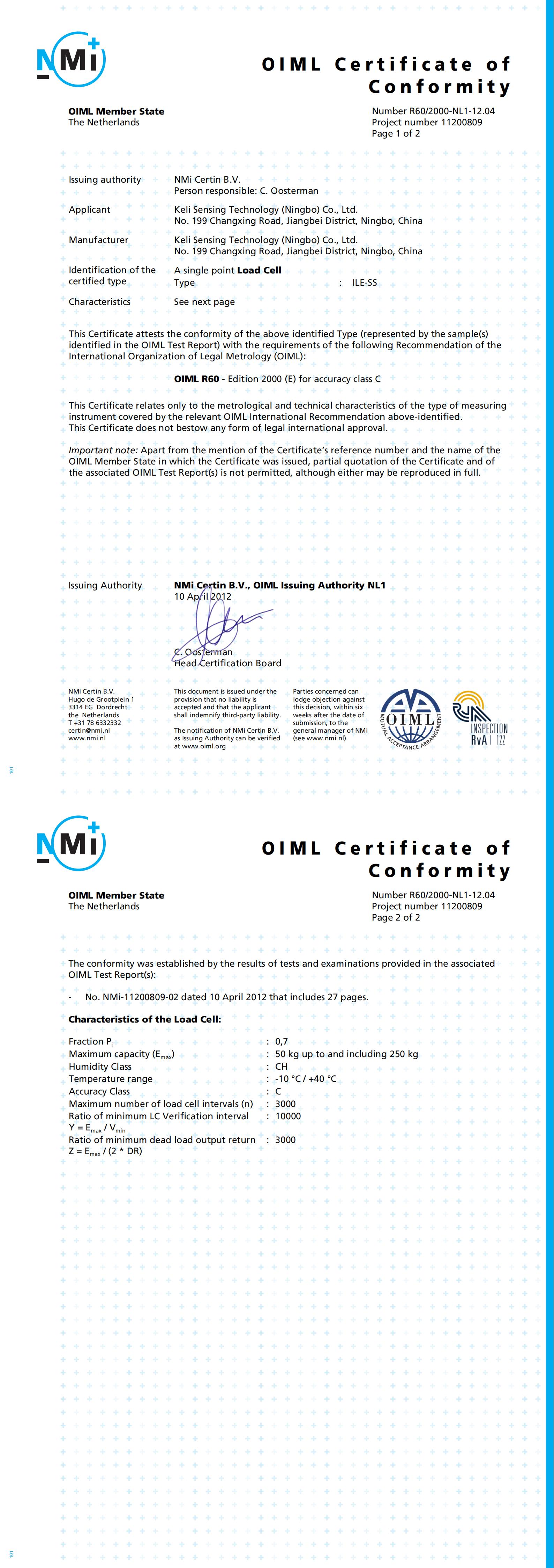 OIML-LE-SS